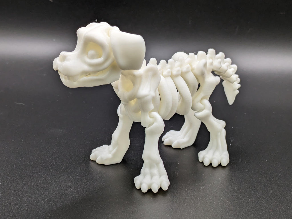 Skeleton Dog Puppy Flexi Fidget