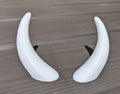 Simple Smooth Pair of Horns or Tusks - 4inch