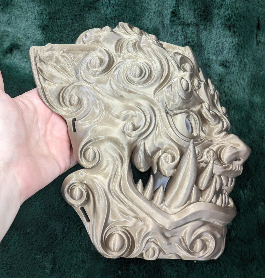 Foo Dog or Lion Dog Mask - Wearable and hangable decoration