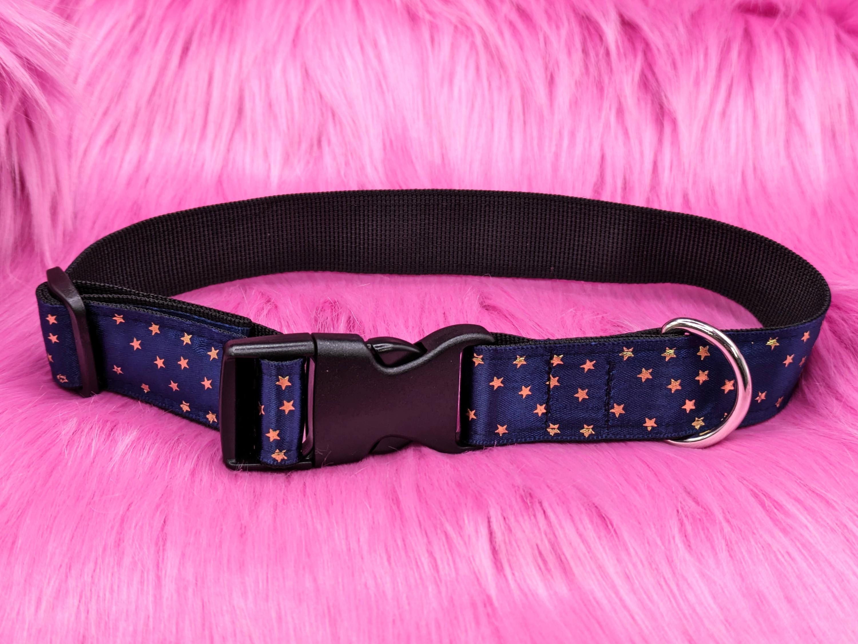 Handmade Starry Sky Satin Collar - Adjustable Comfort Fit