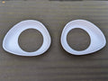 Fursuit Eye Blanks and Mesh (pair) - 3D Printed - Custom Size (Design: Alt Cat)