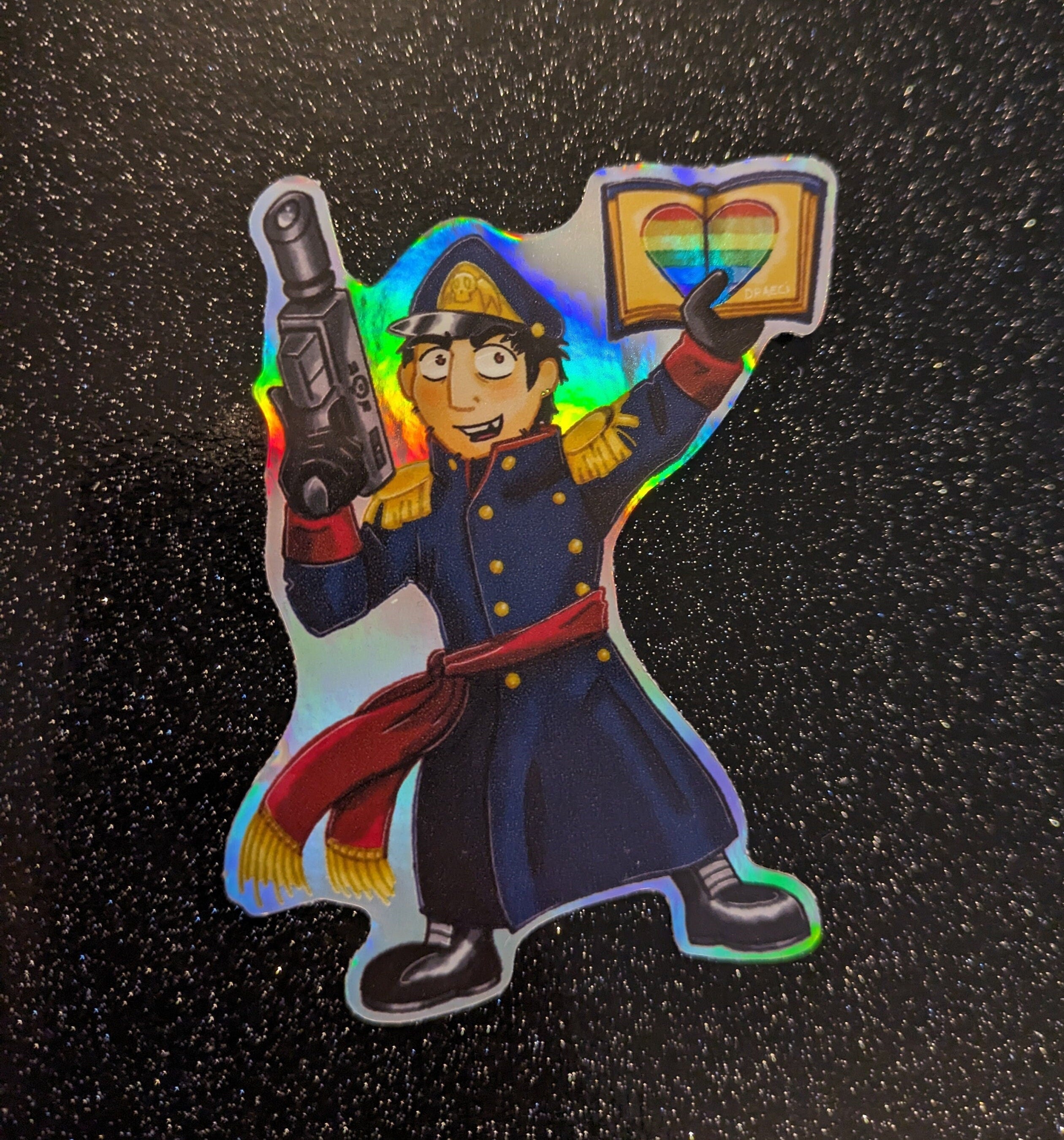 “Reckless Compassion” Commissar Pride - 8cm (3in ) Holo