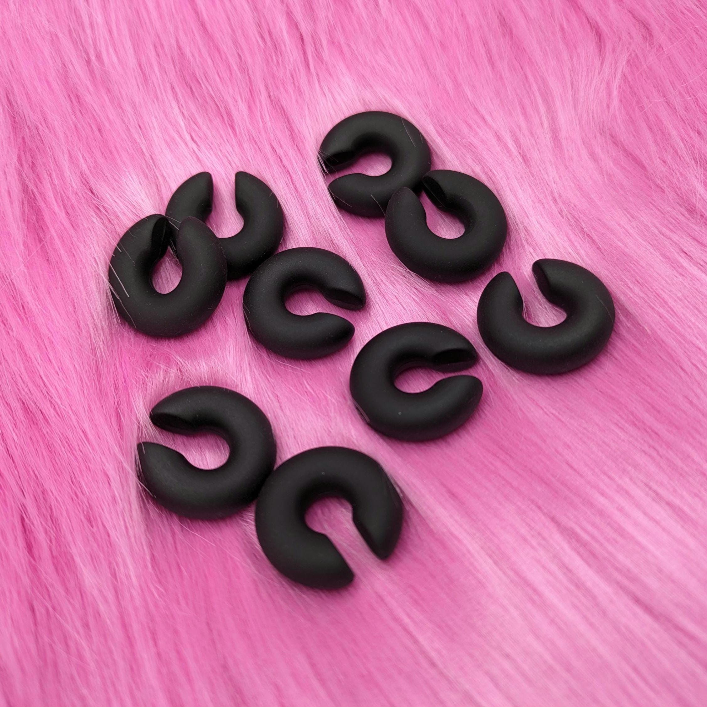 Plain Colour Acrylic Fursuit Cosplay No-Pierce Earrings & Piercings