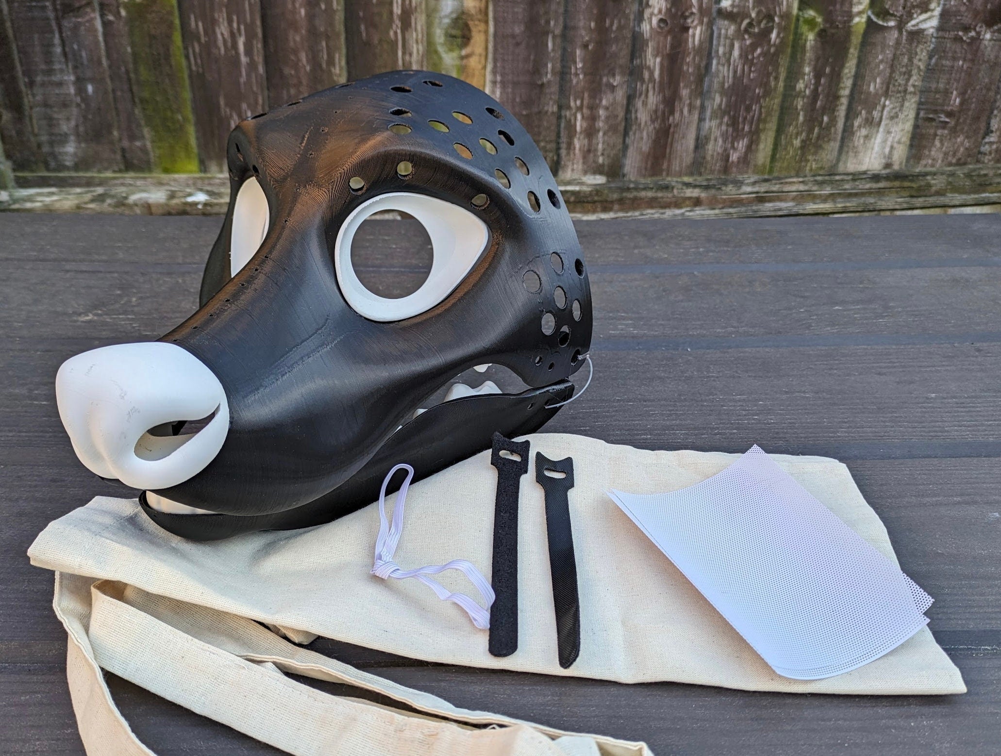 Possum - 3D Printed Plastic Fursuit Head Blank Complete Headbase Kit